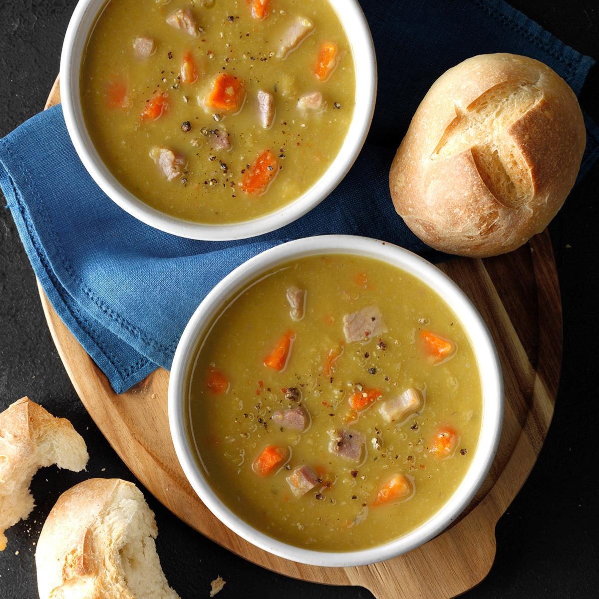 Split Pea Soup in the Crockpot