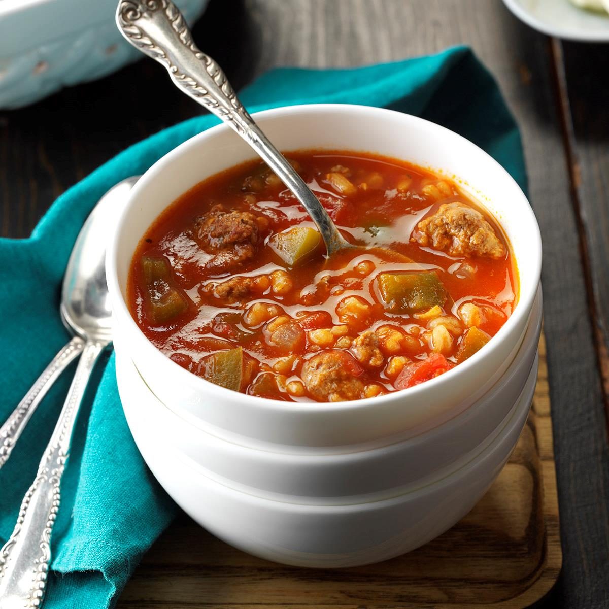 Slow-Cooker Stuffed Pepper Soup Recipe: How to Make It | Taste of Home
