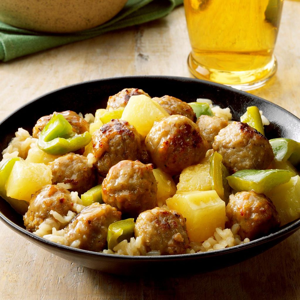 Slow-Cooker Sweet Sour Meatballs