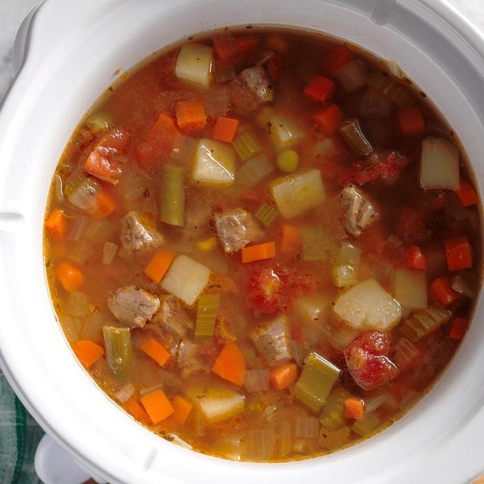 Slow-Cooker Vegetable Soup