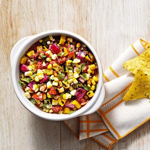 Smoky Grilled Corn Salsa