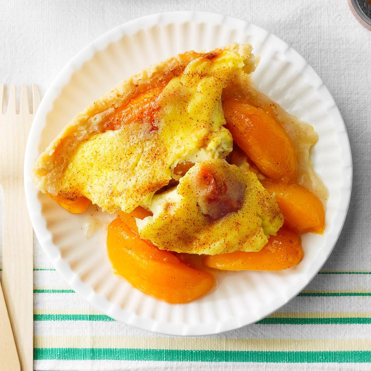 Sour Cream Peach Kuchen