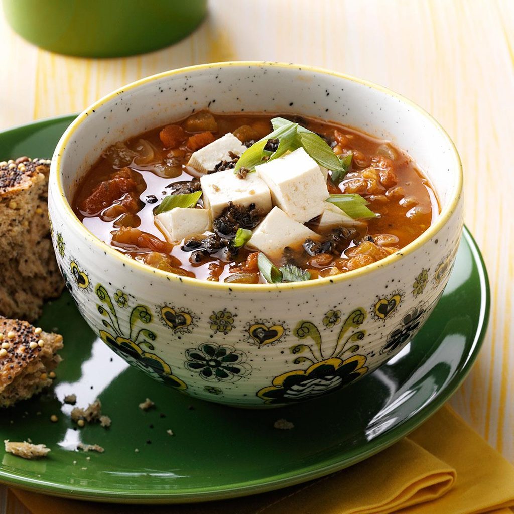 Southwest Vegetarian Lentil Soup