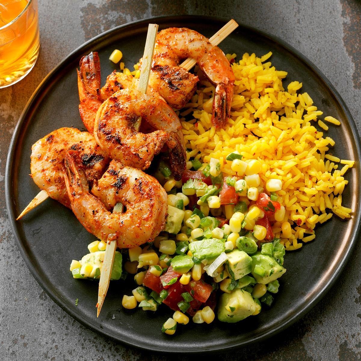 Southwestern Shrimp with Salsa