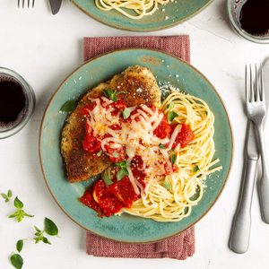 Spaghetti Chicken Parmesan