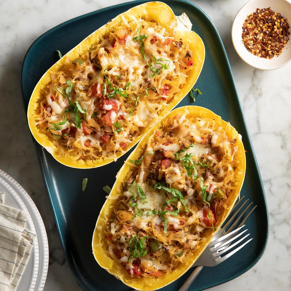 Spaghetti Squash Boats