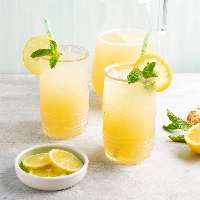Sparkling Ginger Lemonade
