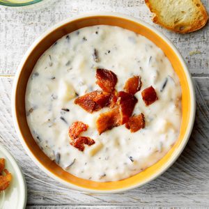 Speedy Cream of Wild Rice Soup