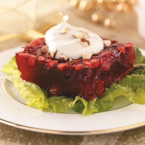 Spiced Cranberry-Chutney Gelatin Salad