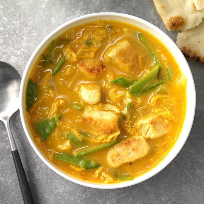 Spicy Thai Coconut Chicken Soup