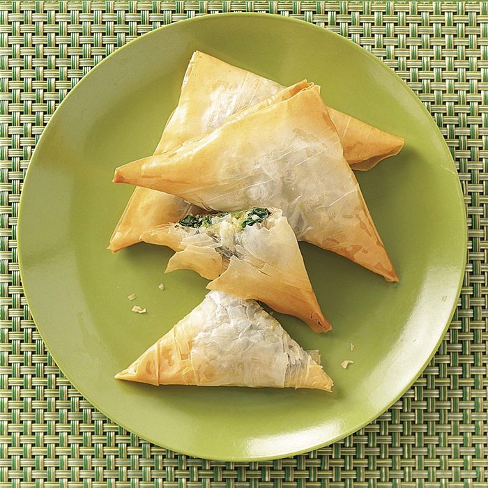 Spinach Cheese Triangles