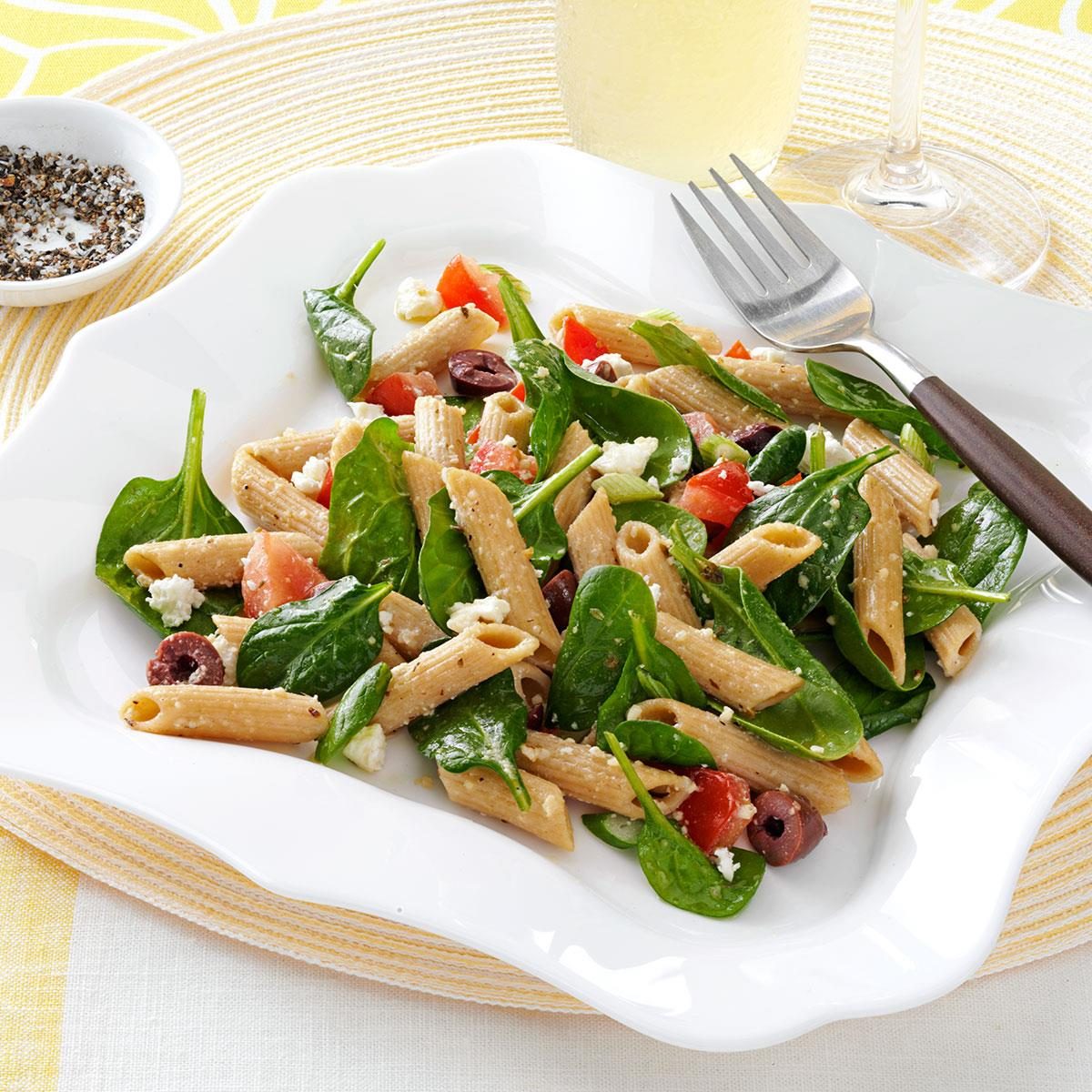 Spinach Penne Salad