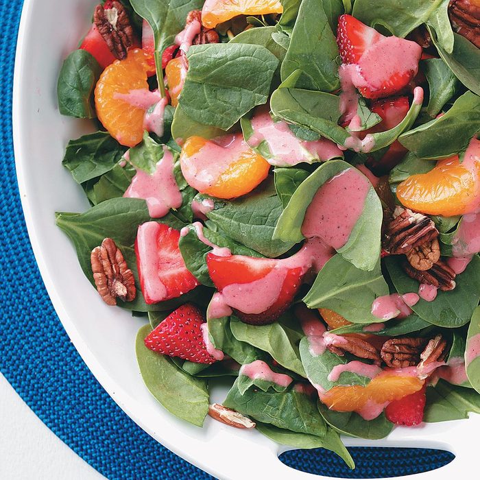 Spinach Salad with Strawberry Vinaigrette