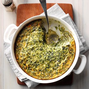 Spinach Souffle Side Dish