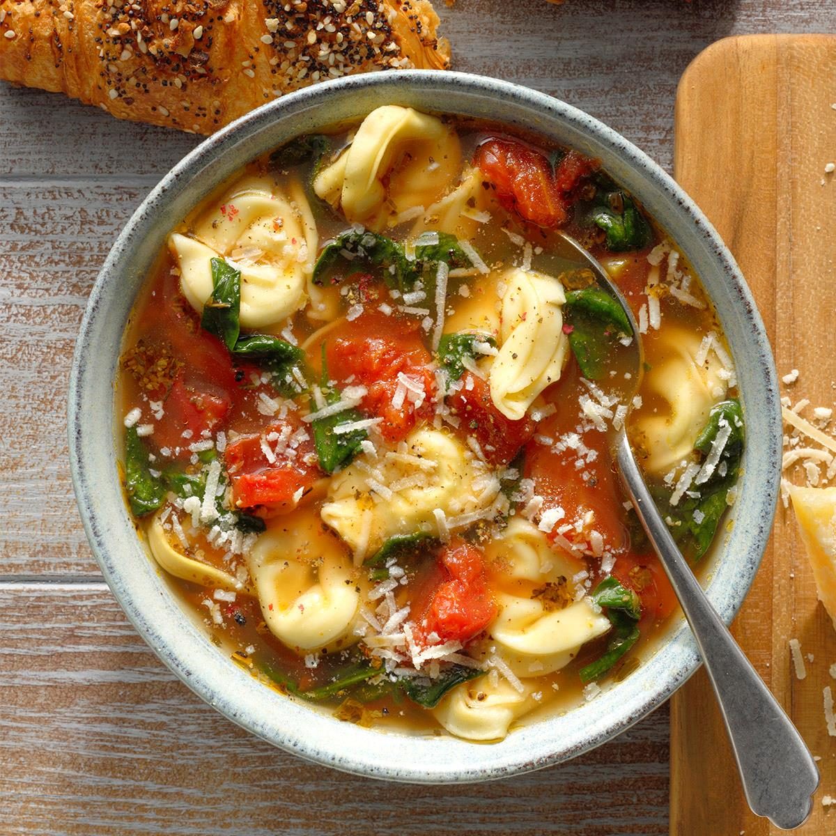 Spinach Tortellini Soup