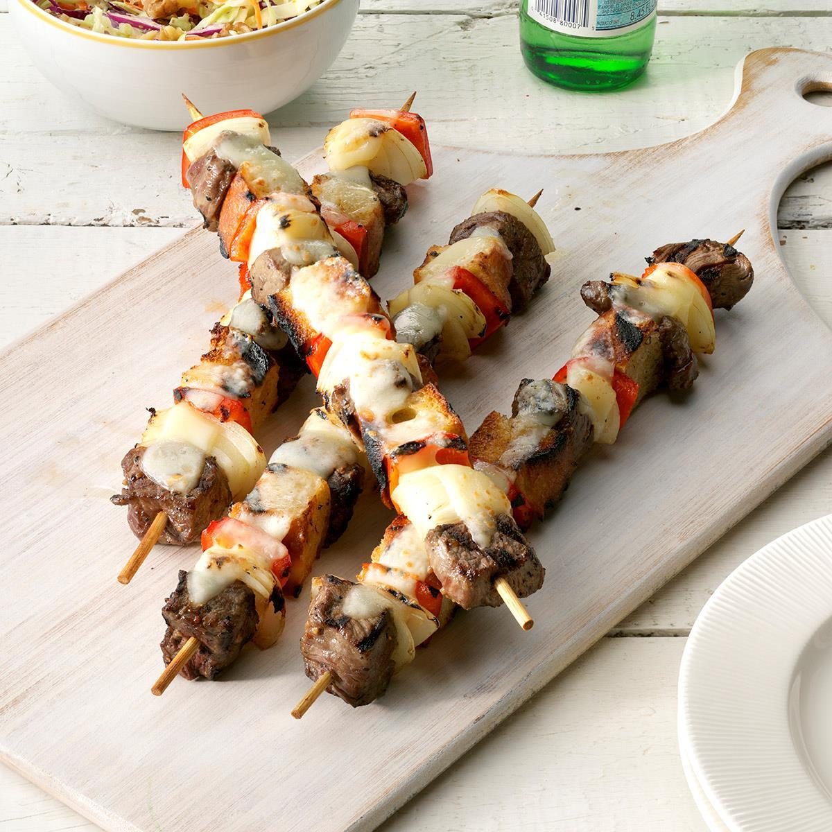 Steak Sandwich Kabobs