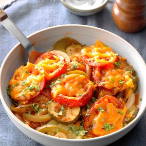 Stewed Zucchini and Tomatoes