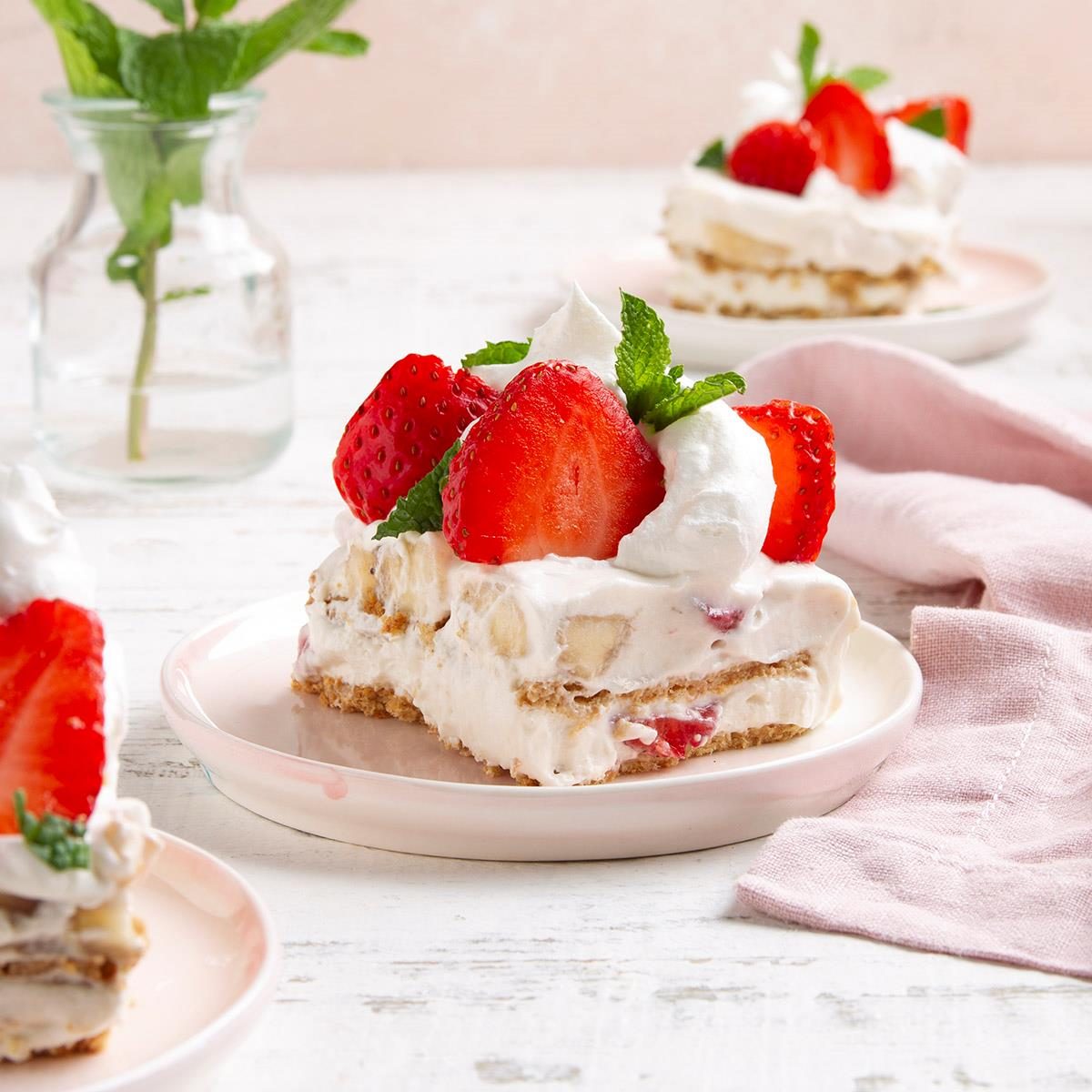 Strawberry Banana Pudding