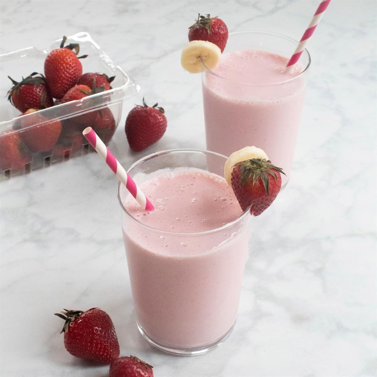 Strawberry Banana Smoothies Recipe How To Make It 