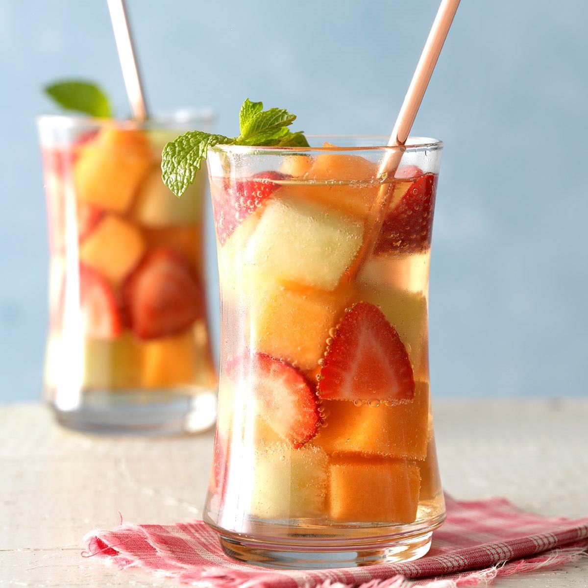 Strawberry Melon Fizz