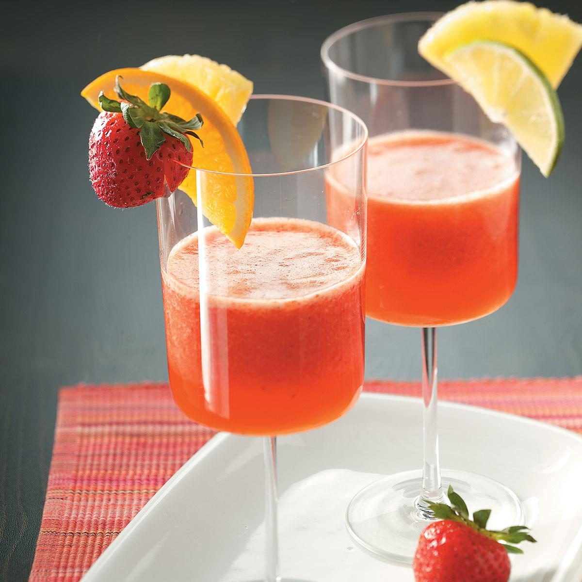 Party Punch Recipe  Strawberry Champagne Punch