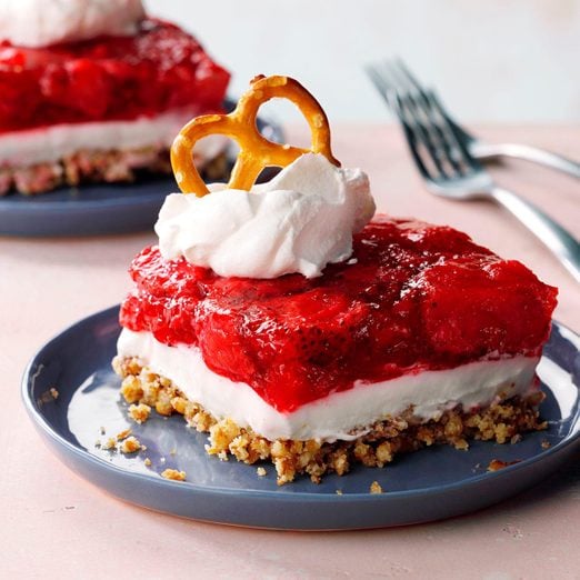 Our Popular Strawberry Pretzel Dessert