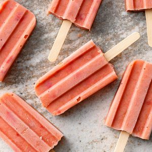 Strawberry-Rhubarb Ice Pops