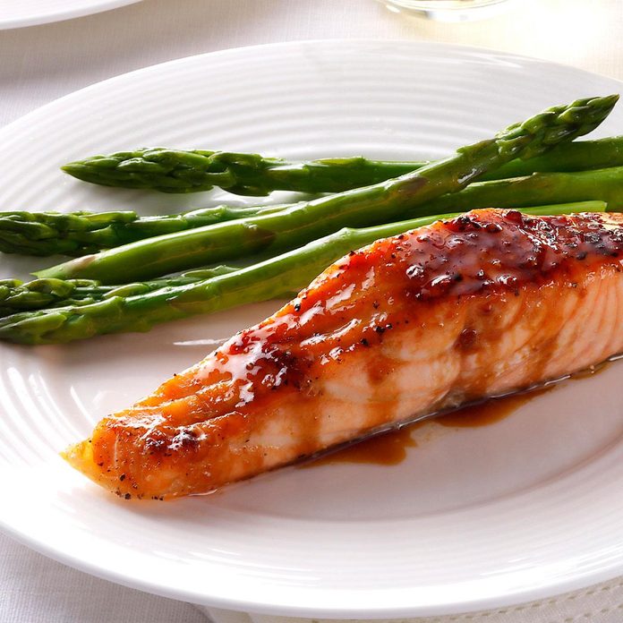 Strawberry-Teriyaki Glazed Salmon