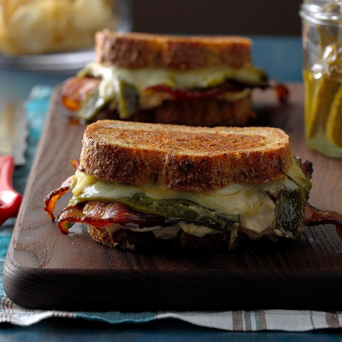 Stuffed Jalapeno Grilled Cheese