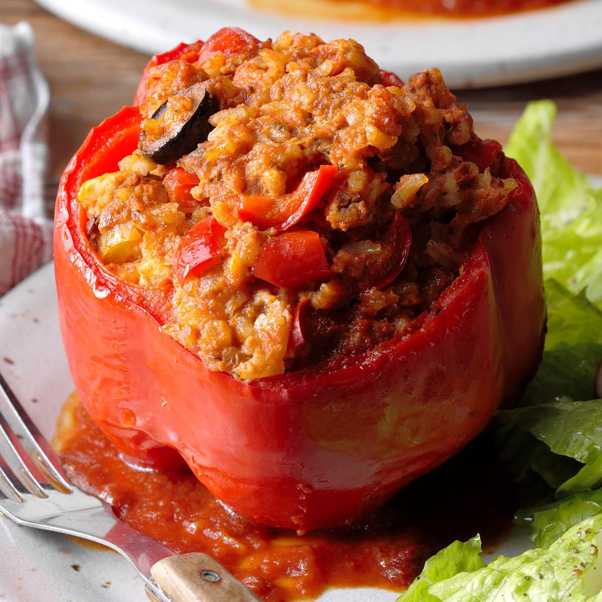Day 18: Stuffed Sweet Peppers