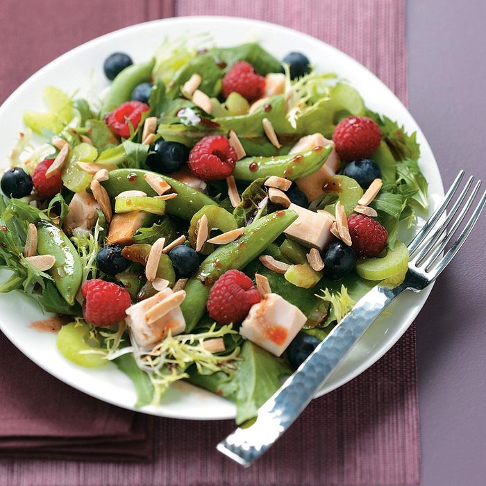 Summer Chicken Salad with Raspberry Vinaigrette