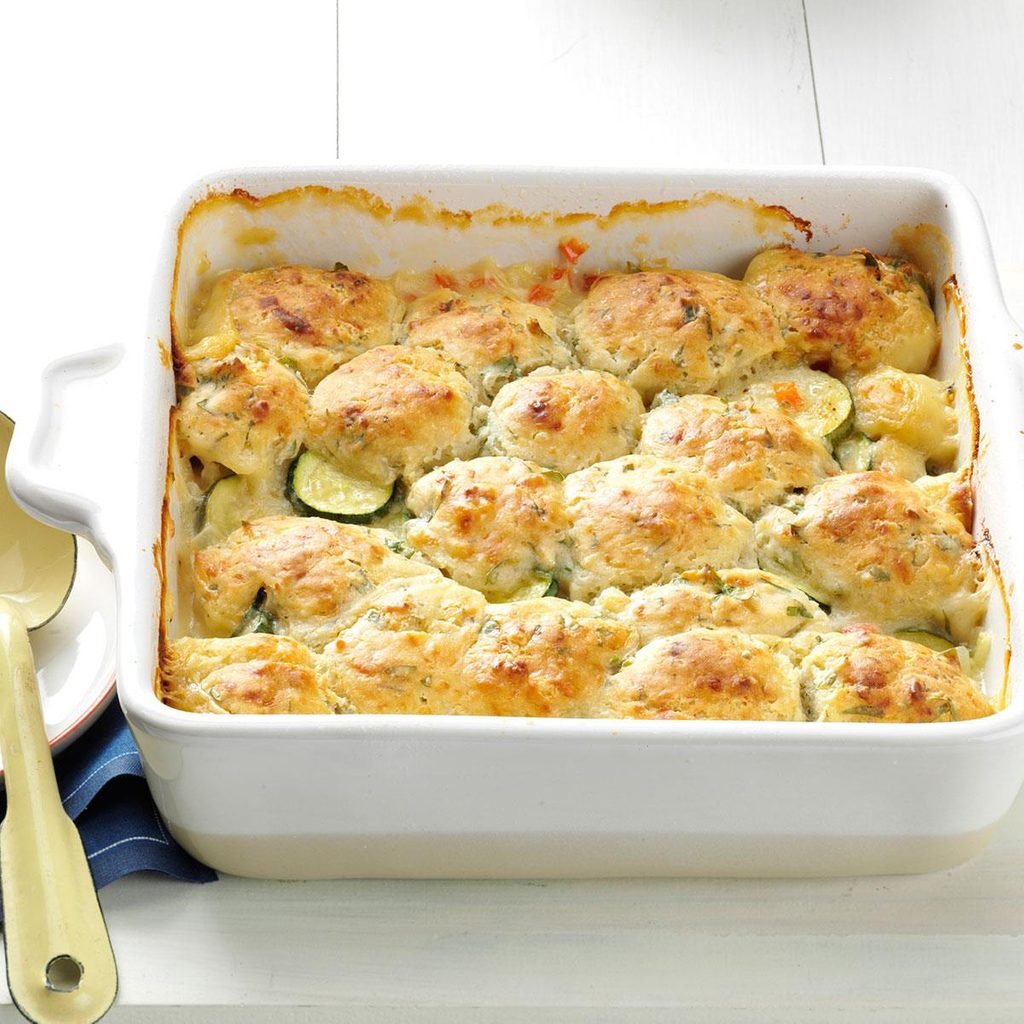 Summer Vegetable Cobbler