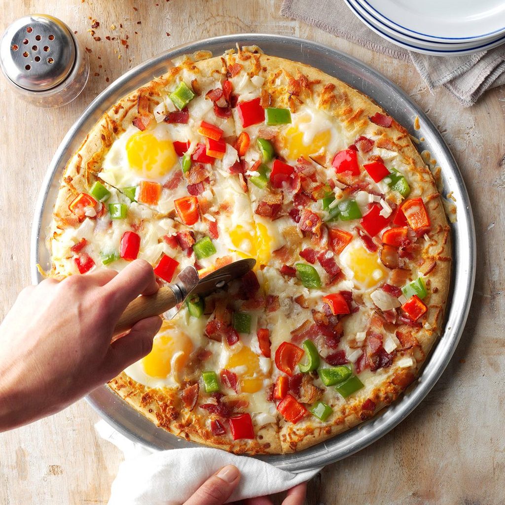 Sunny Side Up Pizza