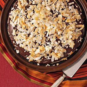 Susie’s Dark Chocolate-Coconut Pie