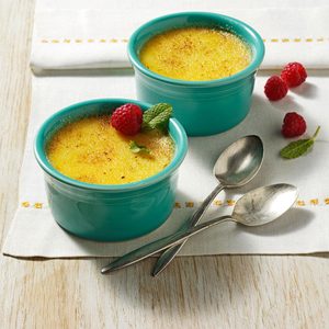 Sweet Corn Creme Brulee