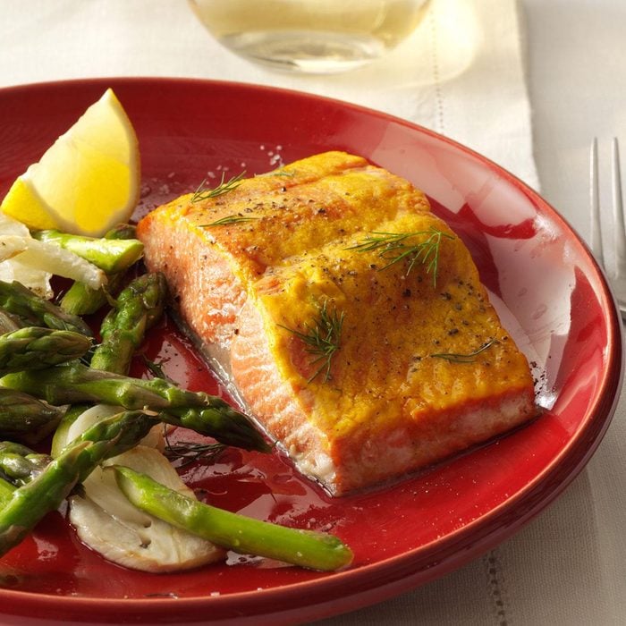 Sweet Mustard Salmon