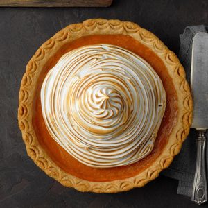 Sweet Potato Coconut Pie with Marshmallow Meringue