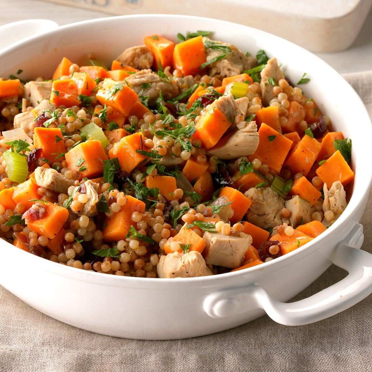 Day 21: Sweet Potato and Turkey Couscous