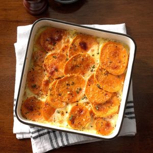 Sweet Potatoes au Gratin