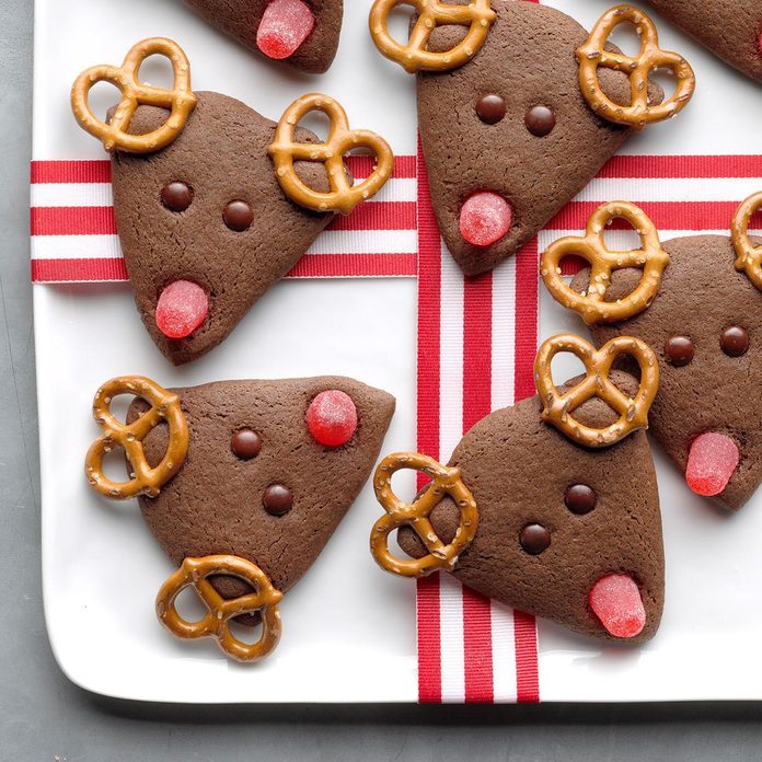 Sweet and Salty Chocolate Reindeer