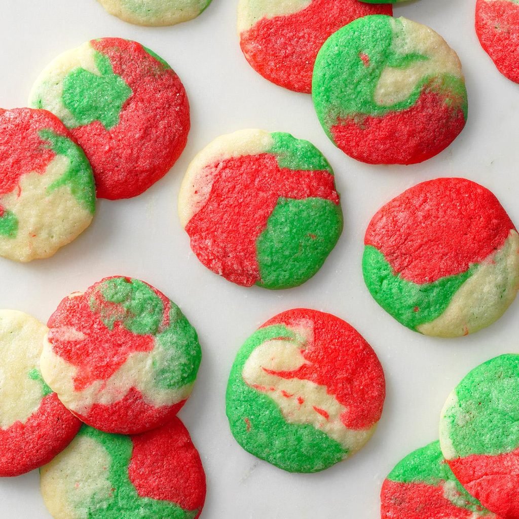 Swirled Mint Cookies