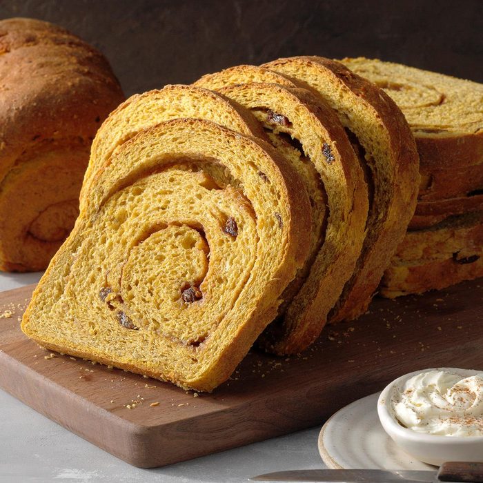 Swirled Pumpkin Yeast Bread