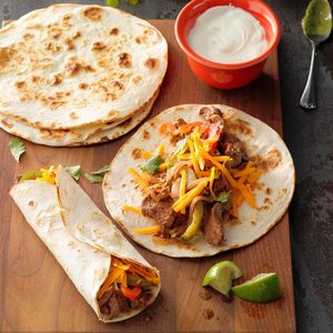 Tender Steak Fajitas