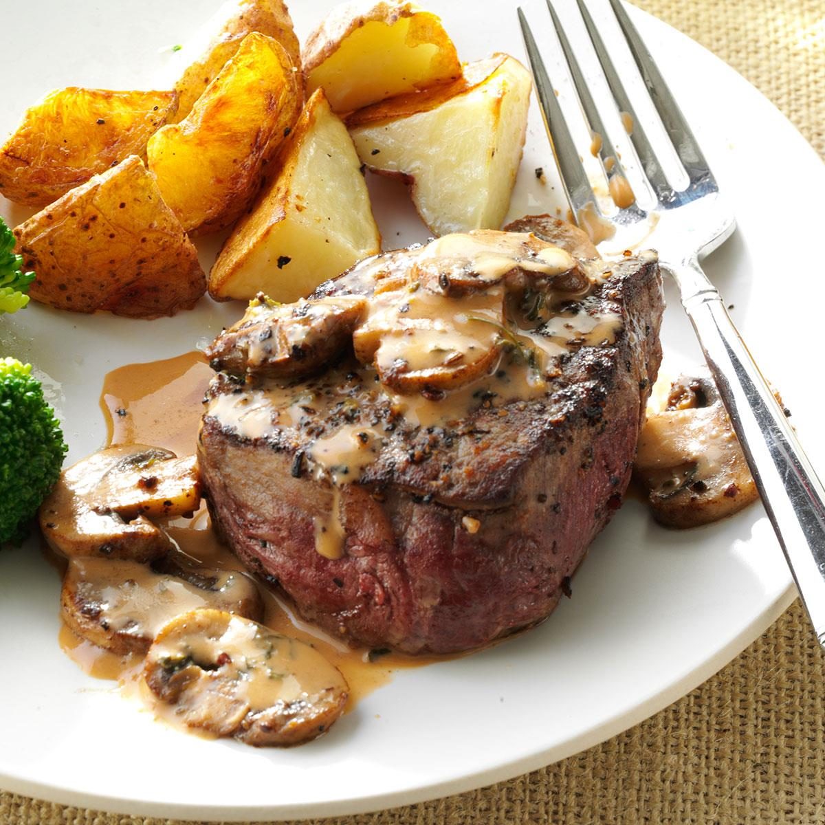 Tenderloin Steak Diane Recipe | Taste of Home