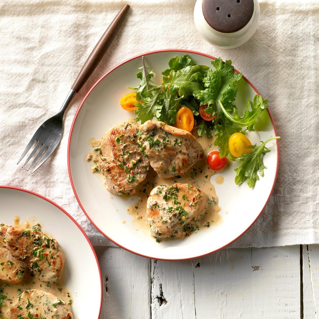 Tenderloin with Herb Sauce