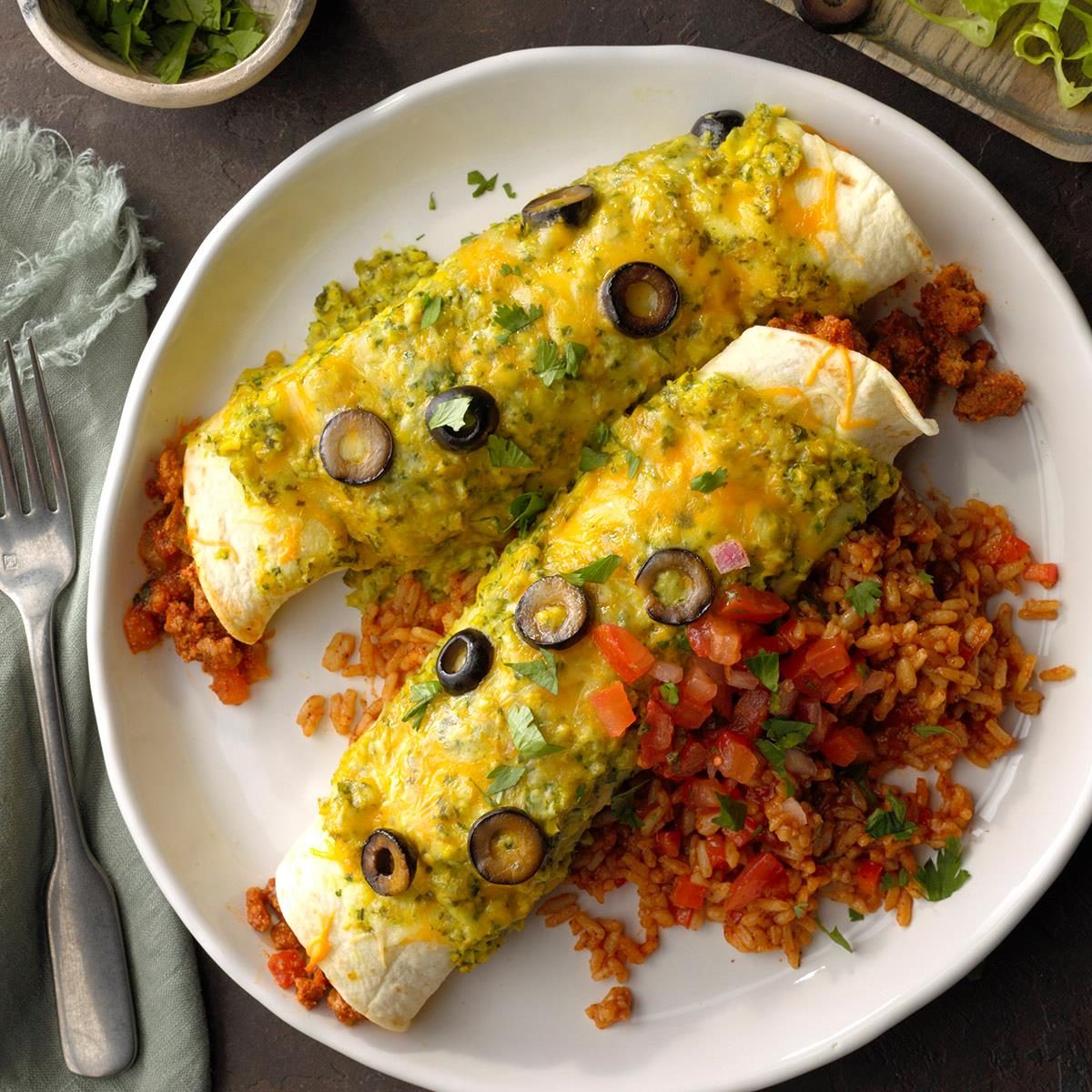 Terrific Turkey Enchiladas Recipe | Taste of Home