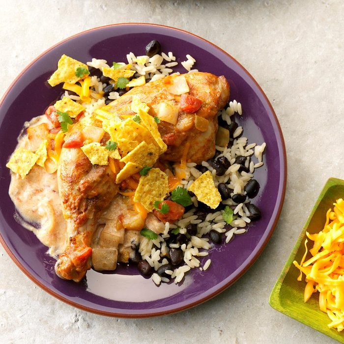 Tex-Mex Chicken with Black Beans & Rice