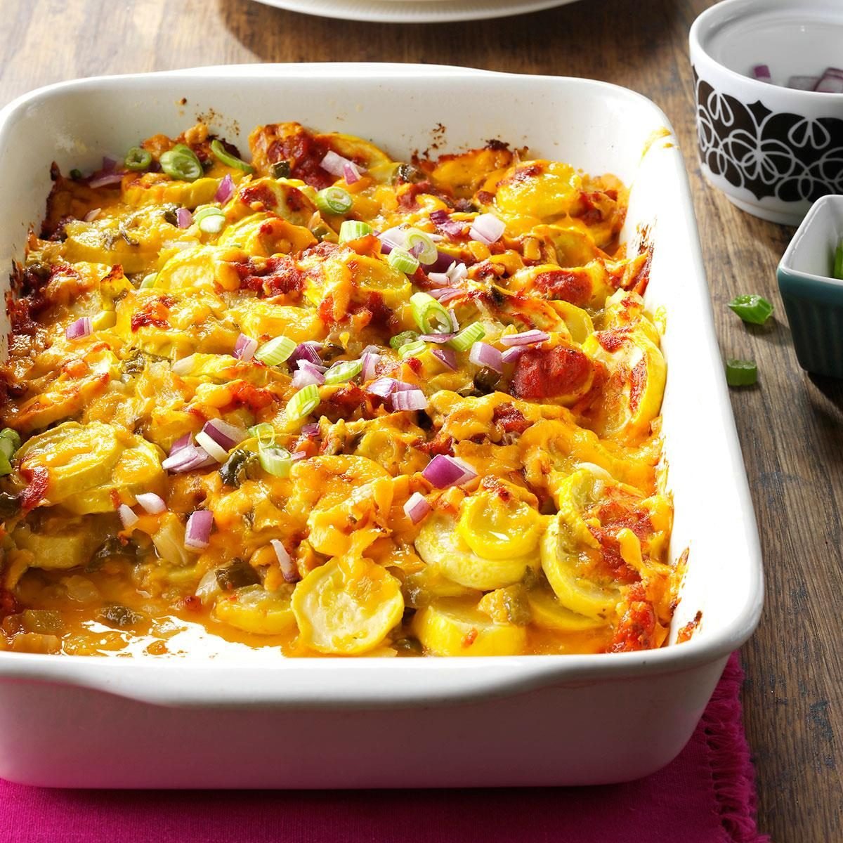 Day 30: Tex-Mex Summer Squash Casserole