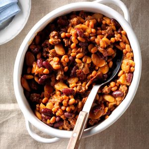 Three Bean Baked Beans