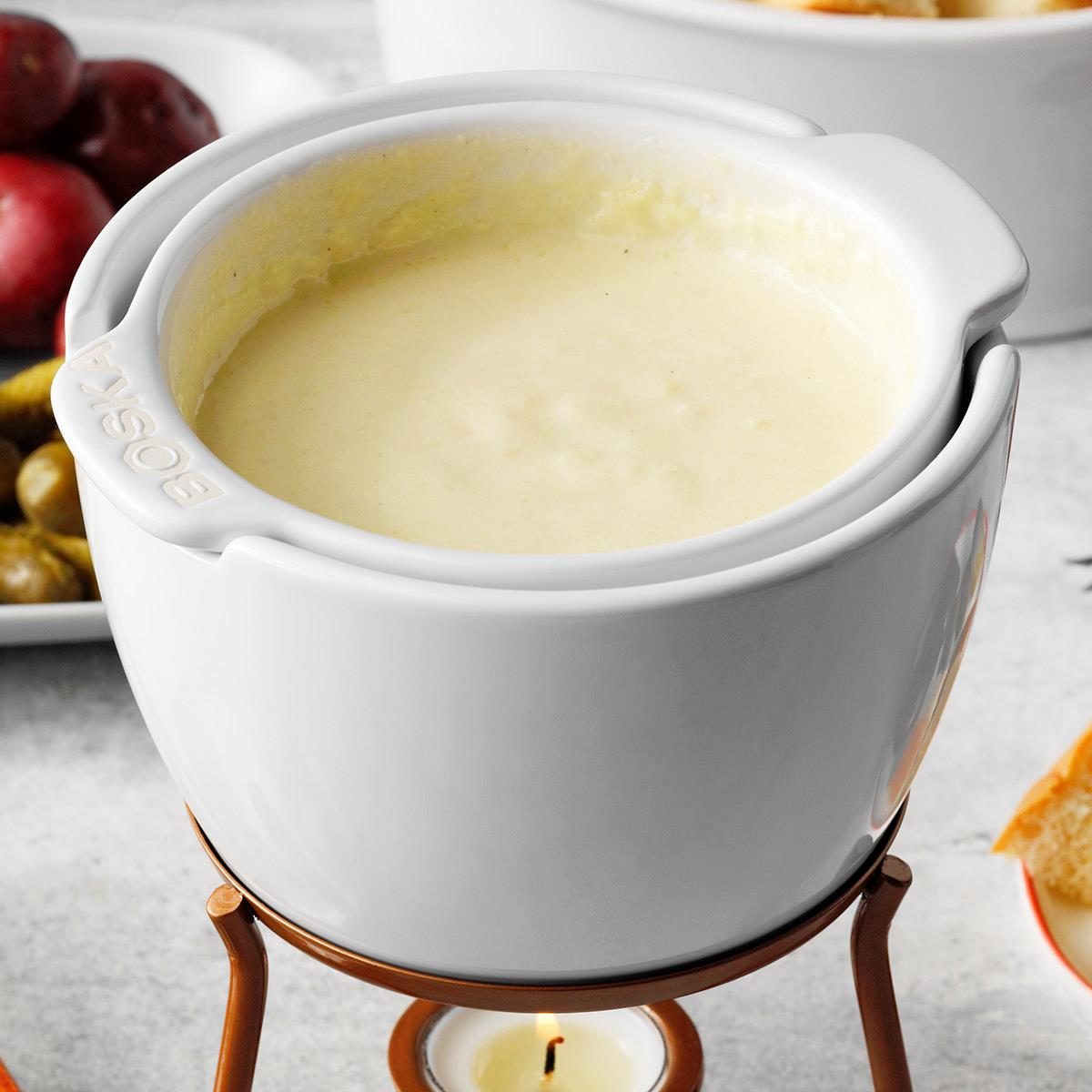 Three-Cheese Fondue